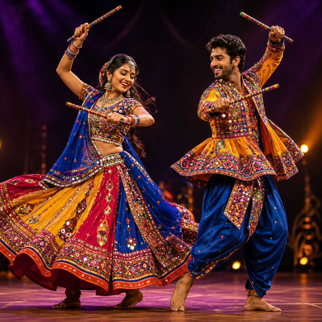 Dandiya dance form image